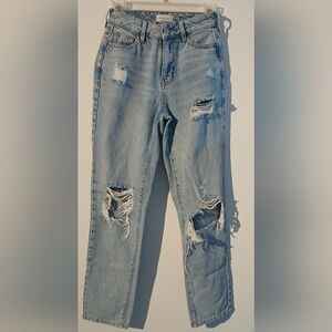 PacSun Blue Skinny Distressed Jeans